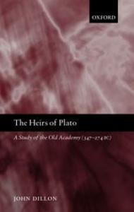 Σπεύσιππος Εξώφυλλο The Heirs of Plato by J.M. Dillon, Clarendon Press