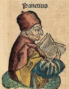 Παναίτιος και Ποσειδώνιος Παναίτιος, στο Nuremberg Chronicle