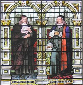 Οι πλατωνιστές του Κείμπριυζ Benjamin Whichcote (1609-83) και . Peter Sterry (1613-72),  Emmanuel College chapel