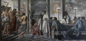 Πλατωνικός έρωτας Το συμπόσιο του Πλάτωνα, Plato´s Symposium - Anselm Feuerbach 